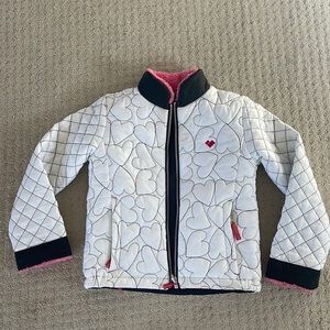 Obermeyer reversible girls coat. Size 5. EUC.